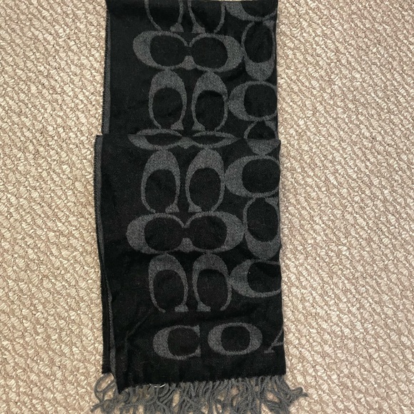 SIGNATURE OVERSIZED MUFFLER (COACH F76384) - Picture 1 of 3